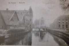 Berkel zicht op Raadhuis met ophaalbrug