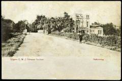 Berkelgezicht bij de Hoevenbrug (Stationsweg, nu Graaf Ottoweg) eind 19e eeuw, met Villa Endepol, foto Hendri van Zuilekom