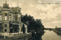 Villa Endepol vanaf de Hoevenbrug (Graaf Ottoweg, toen Stationsweg)
