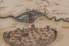 Kaartje van Lochem aan de Berkel in 1643 (Gelders Archief, MolenDB)