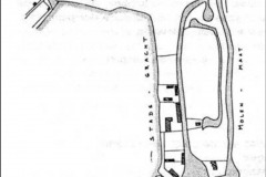 Kaartje met plattegrond van de watermolen, MolenDB