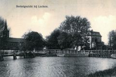Stuw en Sluis, begin 20e eeuw, rechts Villa De Pol