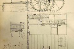Watermolen 1845, tekening Staring, HG