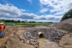 Project nieuwe Berkel stuw met waterinlaat Hoge Weide