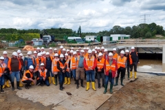 Project nieuwe Berkel stuw met waterinlaat Hoge Weide