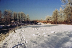 Fotowedstrijd-Werner Lepping-Berkel Stadtlohn met spoorbrug (2)