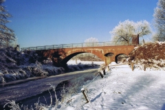 Fotowedstrijd-Werner Lepping-Berkel Stadtlohn met spoorbrug (3)